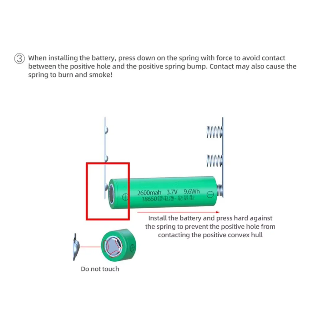 Detachable No Welding 32 Cells 18650 DIY Power Bank Shell Kit Wireless Charging Large Capacity Module For 18650 Lithium Battery view 5