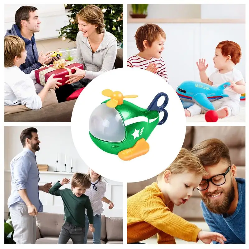 Papelaria de aeronaves para meninos e meninas, papelaria portátil, inclui anel de lápis, caneta pequena tesoura, 6 em 1