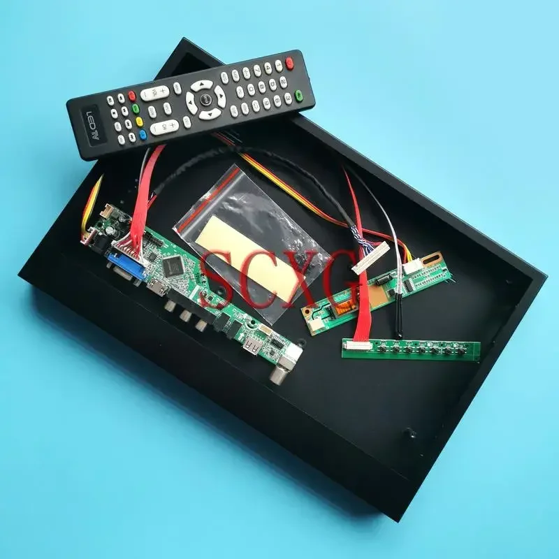 

Metal Case+TV Analog Driver Board Fit LTN154AT01 LTN154AT07 1CCFL DIY Kit 1280*800 15.4" VGA AV USB HDMI-Compatible 30 Pin LVDS