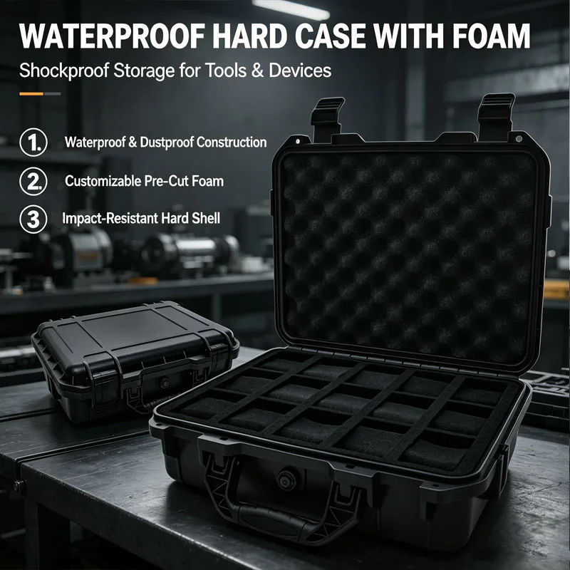 8 Slots Watch Collection Case Waterproof Safety Box Moisture Proof Mildew Proof Protective Box With Sponge For Storage
