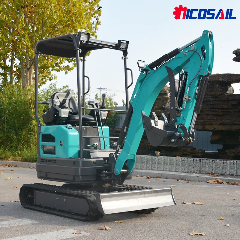 The Mini 1.8 Ton Digger Mini Micro Excavator Color Diverse Choose Mini Excavators Crawler Equipment