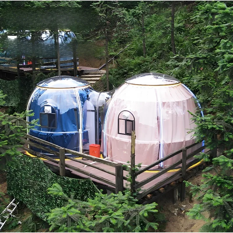 Heavy Duty Inflatable Dome Tent Bubble House for Luxury Outdoor Camping Glamping Resort Hotel Backyard Use