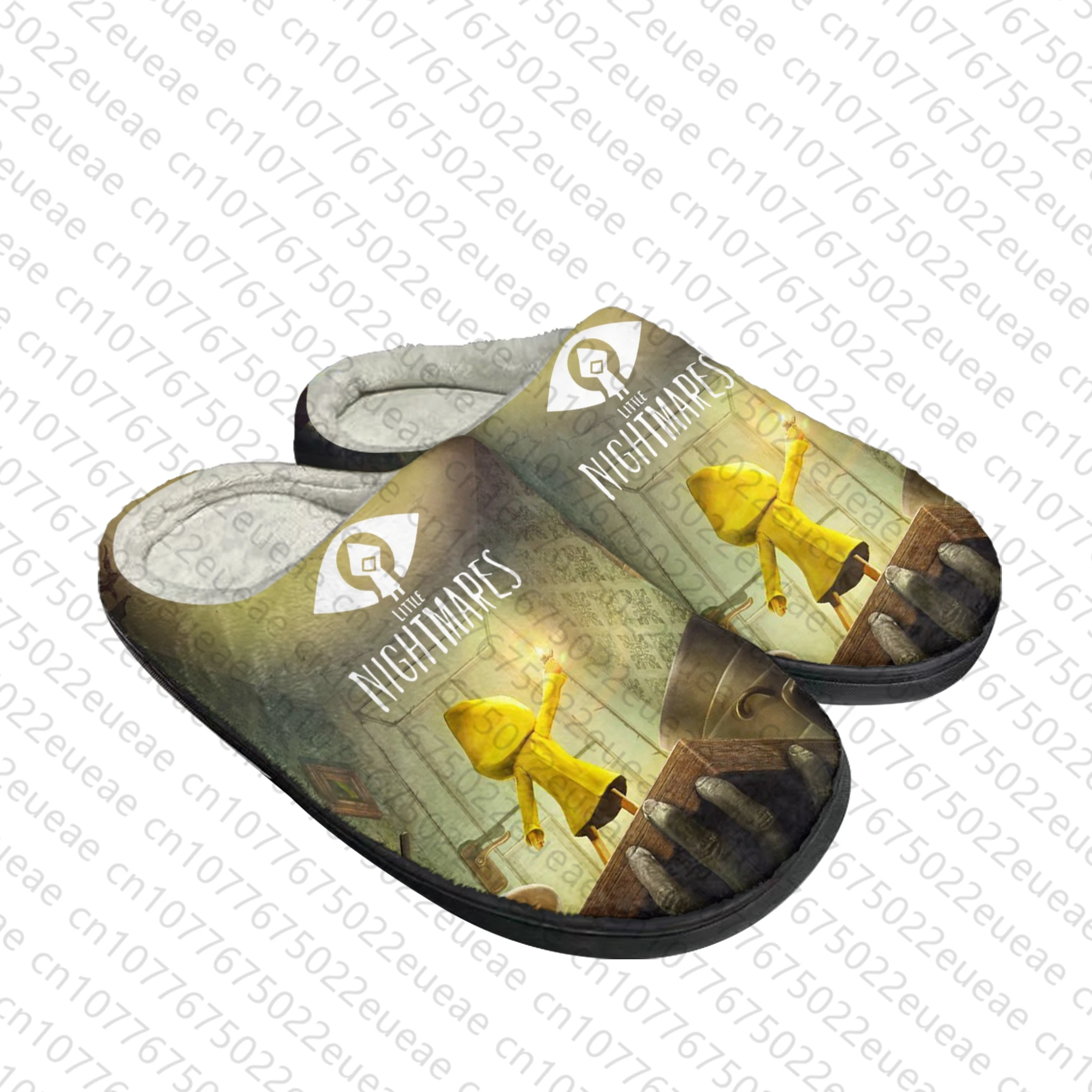 Little Nightmares Hot Game Cartoon Home Cotton Custom Slippers Mens Womens Sandals Plush Casual Keep Warm Shoes Thermal Slipper