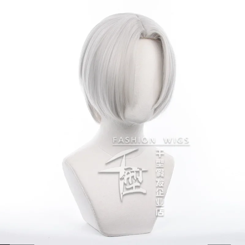 Animation Tokyo Avenger Tenjiku Izana Kurokawa cosplay wig silver white short wig heat resistant wig