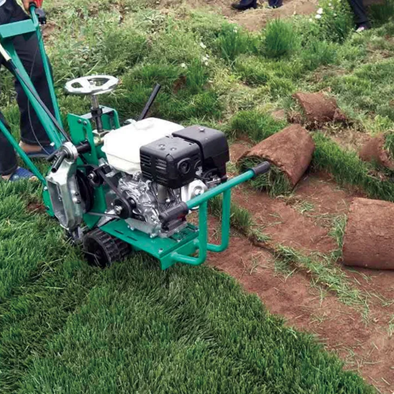 Hand Push & Self Propelled Sod Cutter Lawn Turf Transplant Machine Factory Supply
