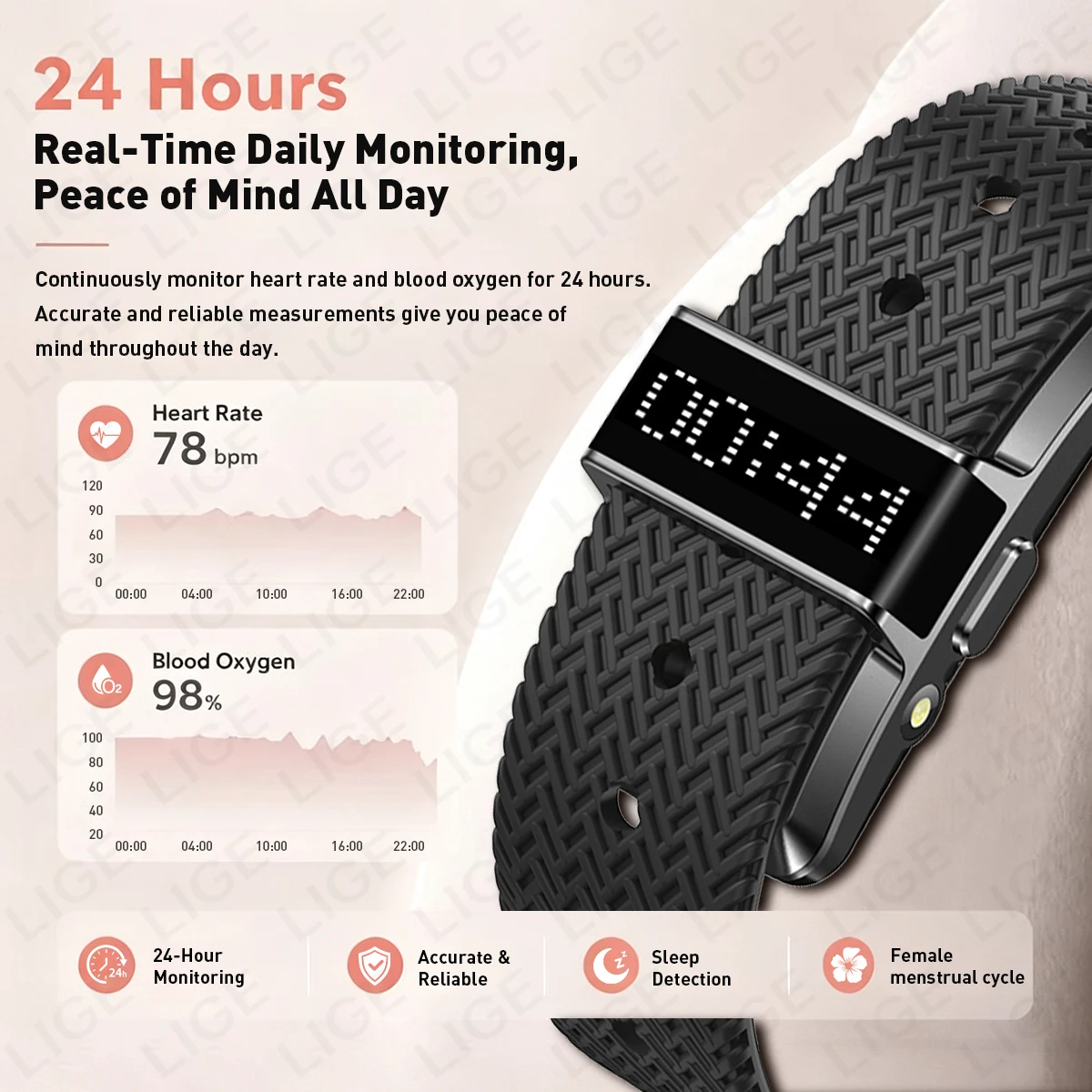 LIGE Neue Smartwatch Herzfrequ – Smartwatch Watches Price Bewertung und Preis