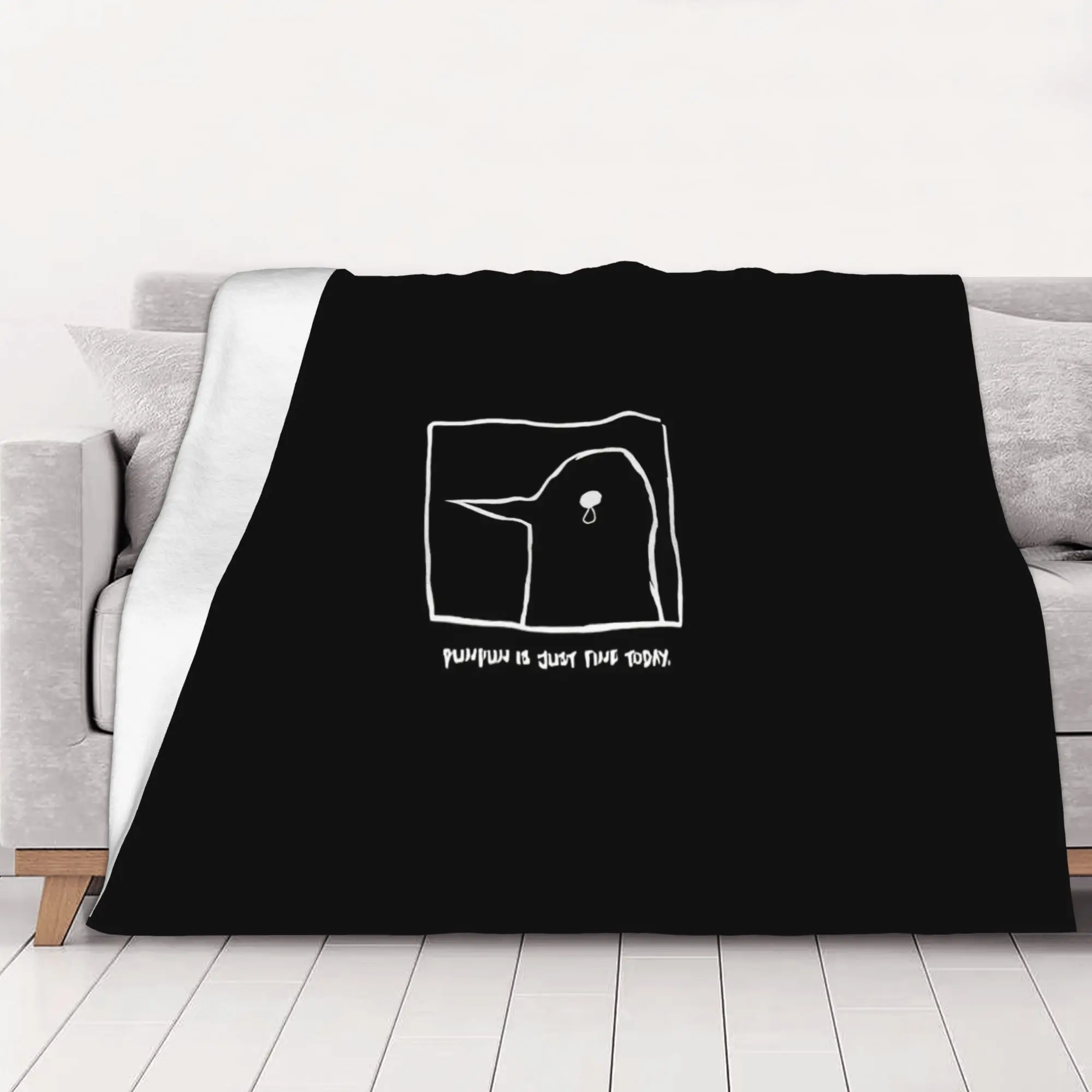1PC home Cutecore Oyasumi Punpun Oyasumi Punpun Blanket Super Cosy Plush Home Living Room Sofa halloween