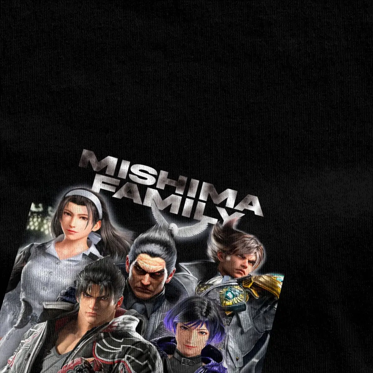 Tekken 8 Mishima Family T-Shirt Men Funny 100% Cotton T Shirts Summer O Neck Leisure Tees Design Oversize Clothing