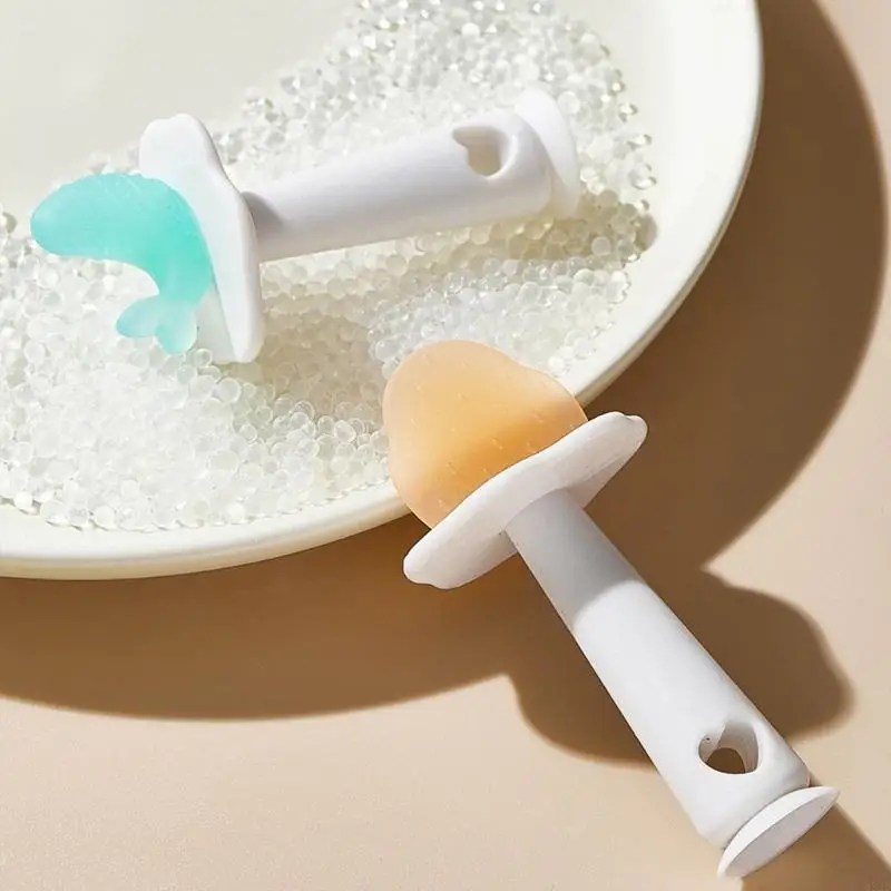 Q22d السيليكون teether لطفلة التسنين لعبة لئمة اللثة DIY Teeth