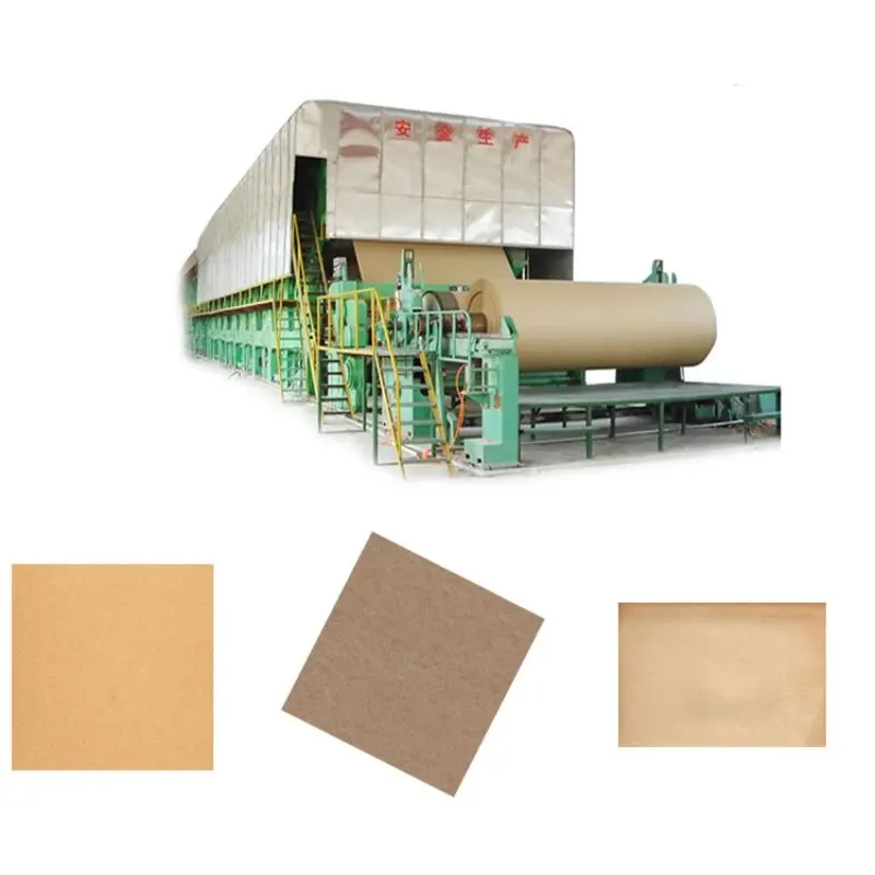 YG Cailun Waste Carton Box Recycling Corrugated Kraft Cardboard Paper Making Machinery Price