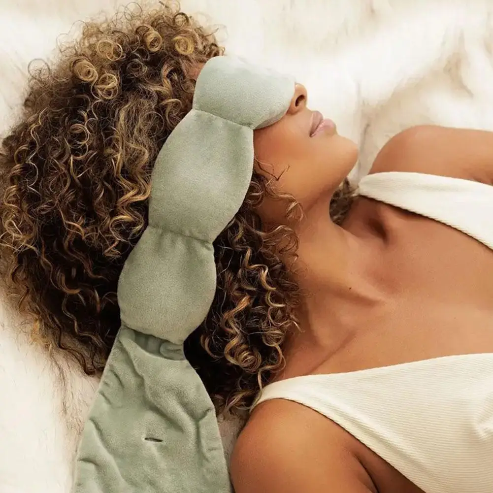 

Weighted Gravity Sleeping Eye Mask Relaxation Pressure Sleep Eye Mask Gentle For Travel Light Blocking Eye Blindfold Sleep mask