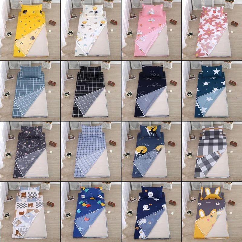 120x200cm Single Bedspread Printed Bed Sheet 1pc for Single Bed Home Textile Modern 100% Polyester Flat Sheets Bed Linens