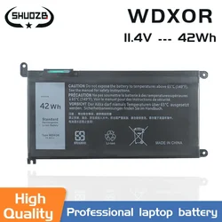 SHUOZB WDX0R Laptop Battery For DELL Vostro 5468 5471 5568 Inspiron 17 5770 5767 5765 15 5584 5567 7560 3583 5538 5567 WDXOR