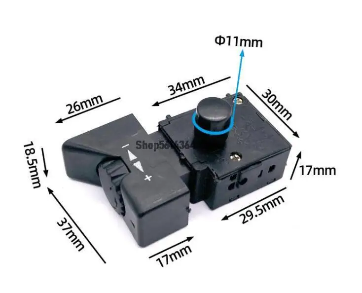 Speed Trigger Switch Trigger Button Switch Hand Drill Optional Lock Speed For Air Blower