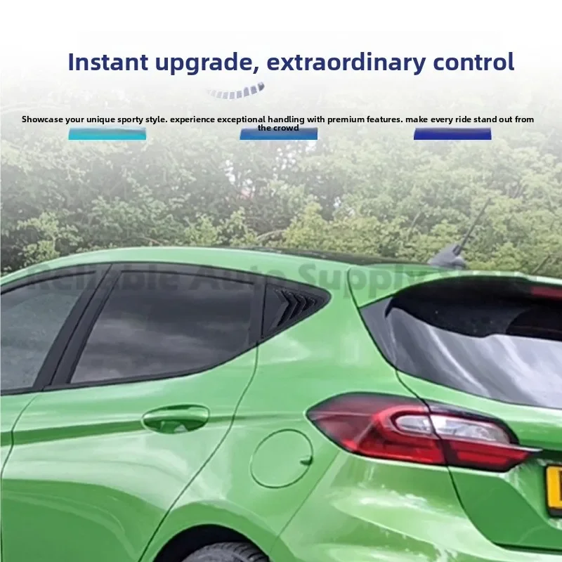 Car Triangular Window Blinds For Ford Fiesta MK8 2018+ Stylish Car Decor Upgrade Premium Quality Auto Accessory