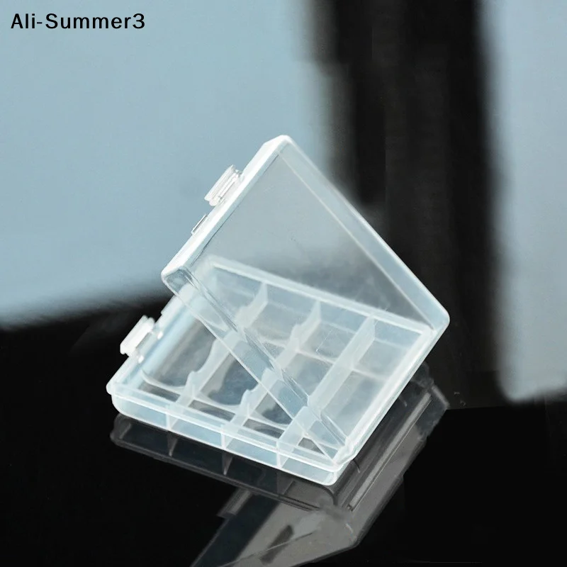 【Sum3】1Pc 2026 New Clear Plastic AAA/AA to C/D Battery Combination Battery Storage Box Adapter Holder Case Converter Cases