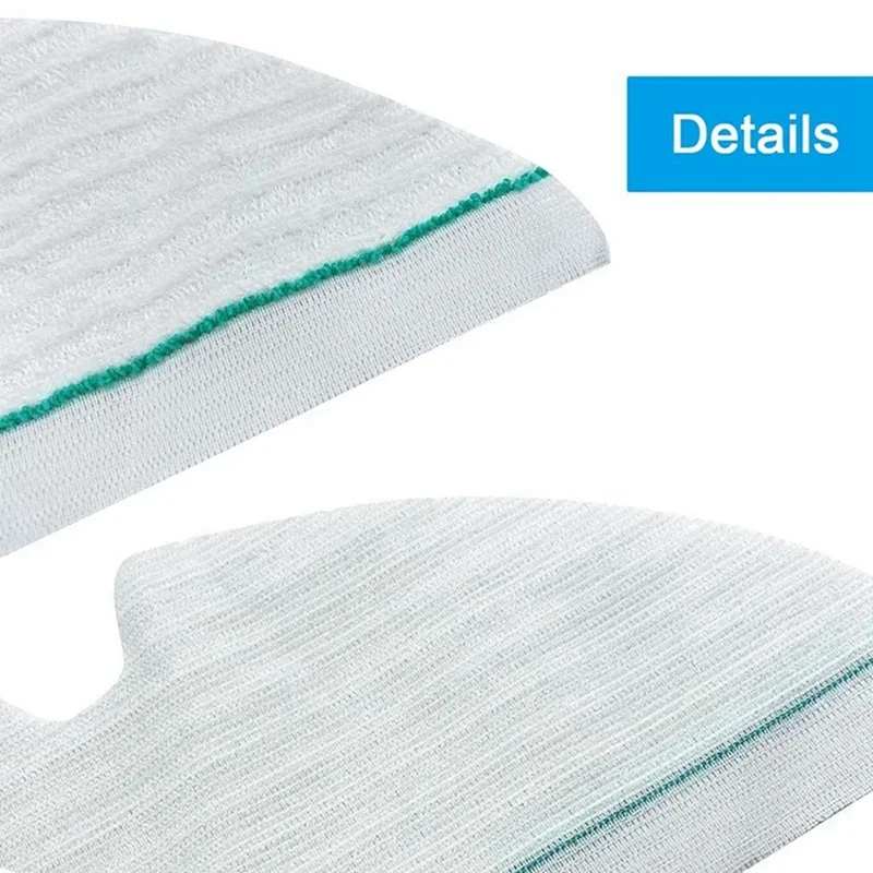 50Pcs Disposable Mop Cloth For Roborock S6, S6 Maxv, S6 Pure,E5, E4, S5 Max, S5, E35 E2 Robot Vacuum Cleaner Parts