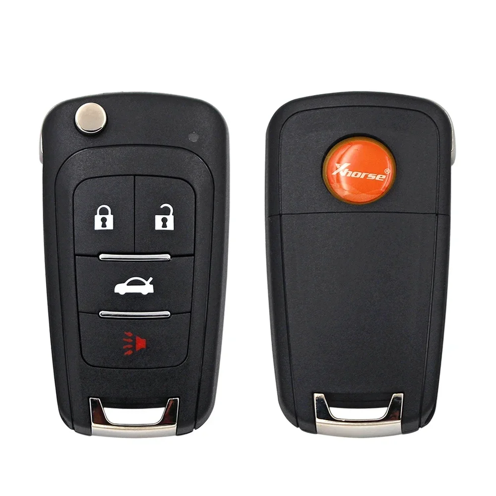 Xhorse XNBU21EN VVDI Wireless Universal Remote Car Key  Flip 4 Buttons for VVDI2 VVDI Key Tool for Chevrolet For Buick Style