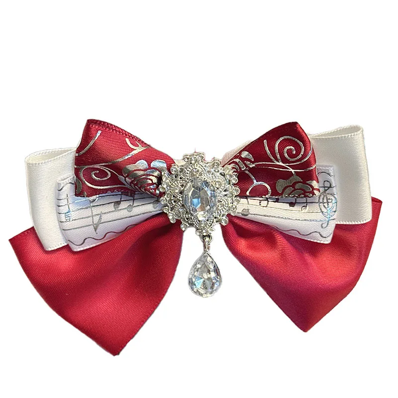 

Women's Bow Ties Retro Lolita Fashion Clothing Bags Accessories Handmade Ribbon Rhinestones Jewelry Concert Light Stick Bows