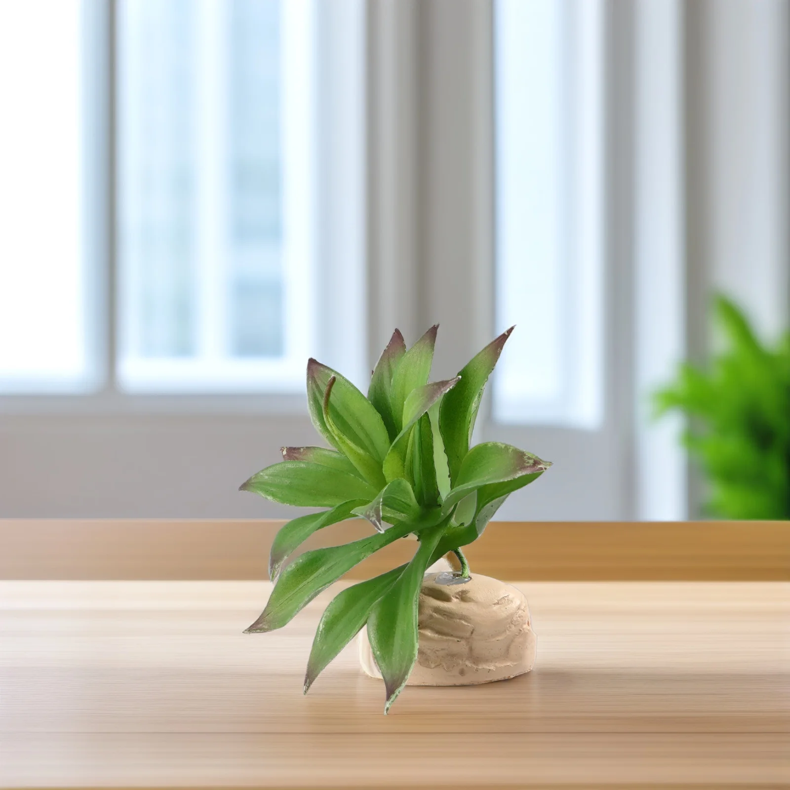 

Simulated Potted Plant Artificial Decor for Reptile Tank Terrarium Vivid Lifelike Pet Ornaments Never Die Away Gifts