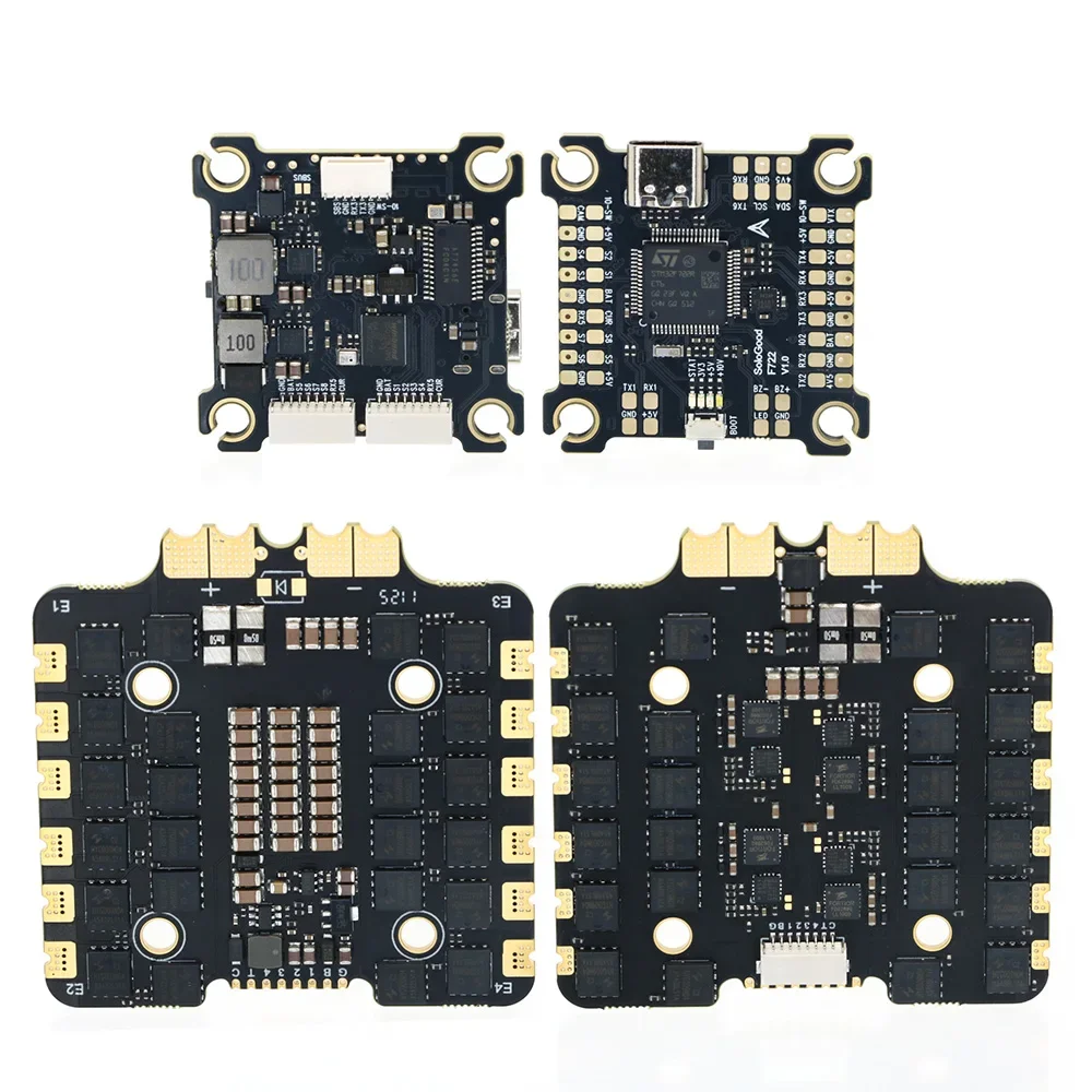 AP1Jeefly F722 F7 6S Flight Controller FC 80A 4in1 BLS ESC Stack 3-8S For 7inch 10inch 13inch 15inch Frame RC Freestyle FPV Dron
