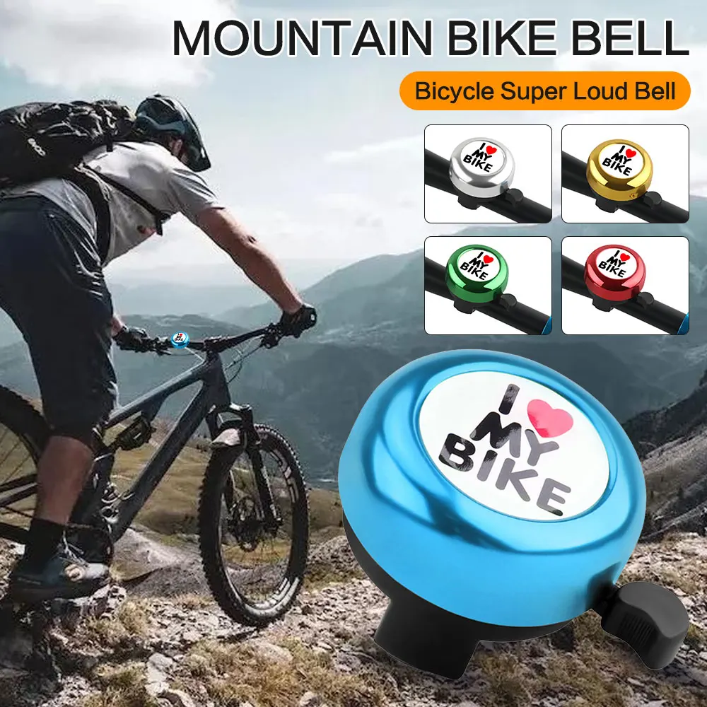 Bicycle Bell Super Loud Mountain Road Bike Horn Sound Alarm For Safety Cycling Handlebar Alloy Ring Bicycle Call Bike Accessorie