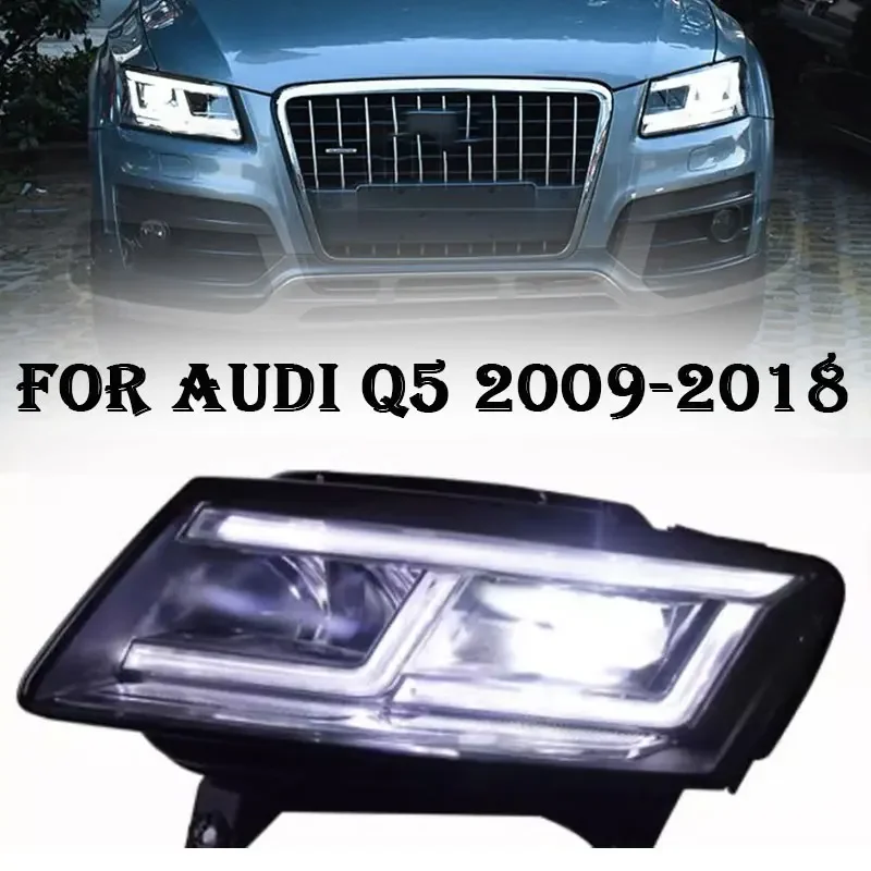 

Car Lights Headlights for Audi Q5 LED Headlight 2009-2018 Headlights Q5L DRL Turn Signal High Beam Angel Eye Projector Lens