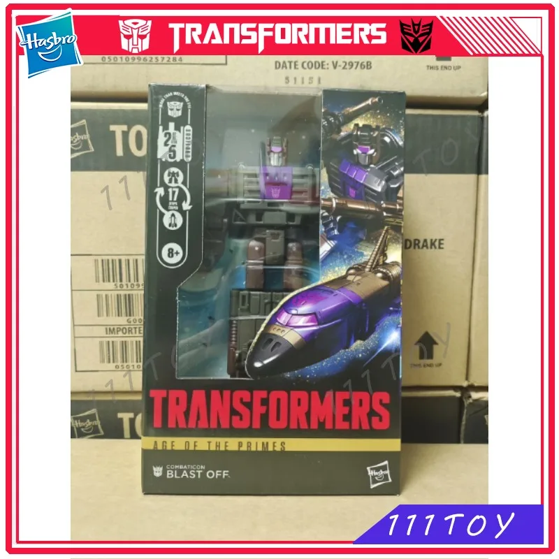 En stock, juguetes clásicos de Hasbro Transformers Age Of The Primes Deluxe Blast Off, figuras de acción, juguetes de robots, coleccionables, regalos, hobbies