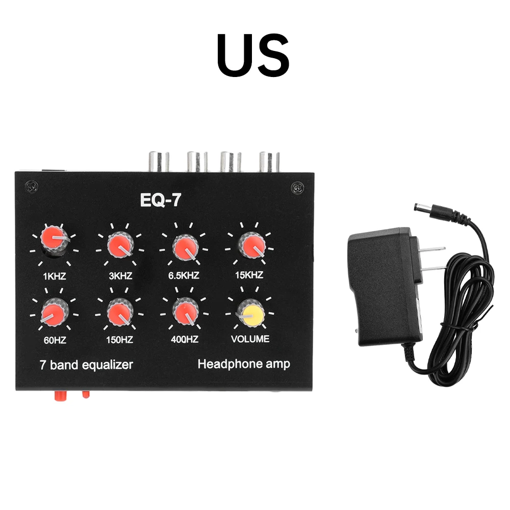 EQ-7 Audio-Vorverstärker EQ-7 7 Band Equalizer High School Bass Sound Verstärker Modul für Lautsprecher Handy Computer