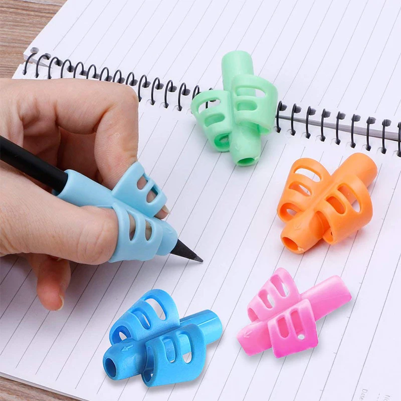 30Pcs Pen Grips for Kids Handwriting Pencil Writing Aid Grip Posture Correction Tool for Kids Toddler Children Special Needs