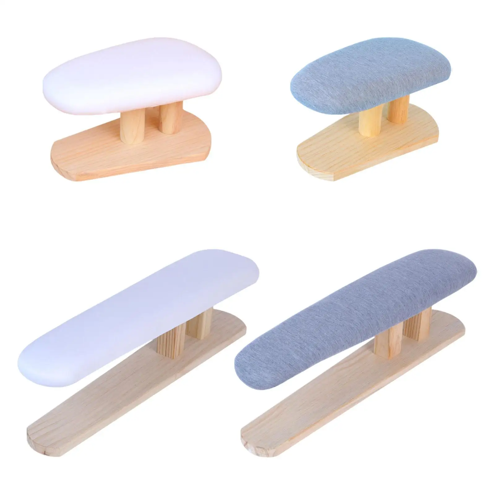 

Mini Ironing Board Compact with Wood Base for Household Craft Rooms Handling