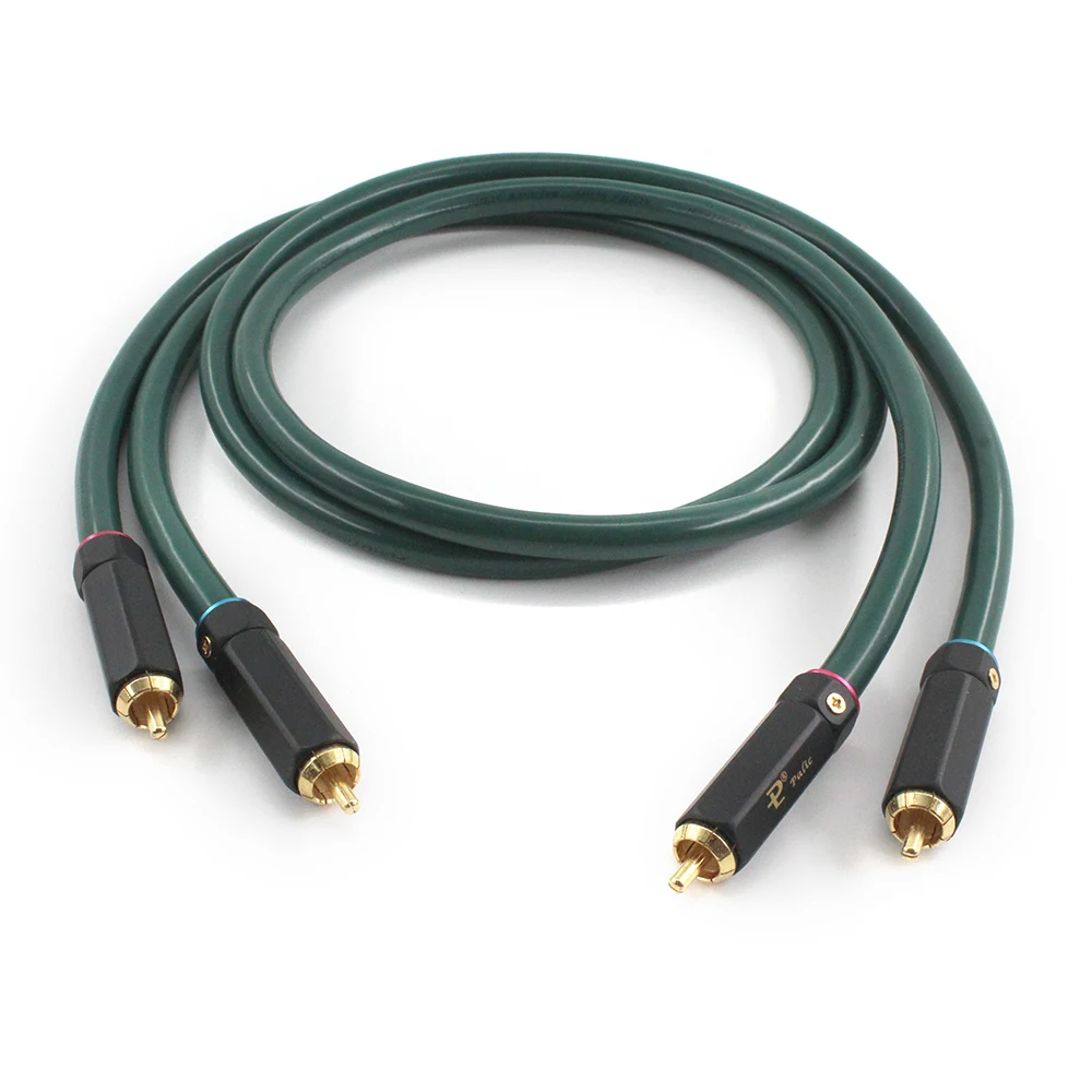 

1pair furukawa Alpha series FA-220 OCC rca audio cable Amplifier CD DVD player Speaker PR-109 Gold RCA interconnect cable