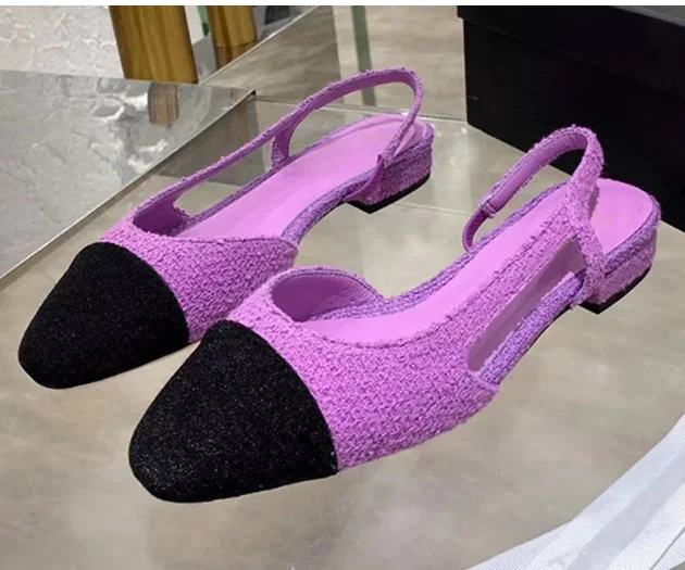 Wyprzedaż damskie buty damskie sandały na grube obcasie Slingback luksusowe obcasy Zapatos Para Mujeres Sandalias