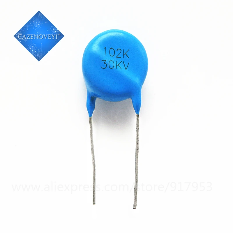 

10pcs/lot 102K 30KV 1000PF 30KV102 1nF 0.001UF In Stock