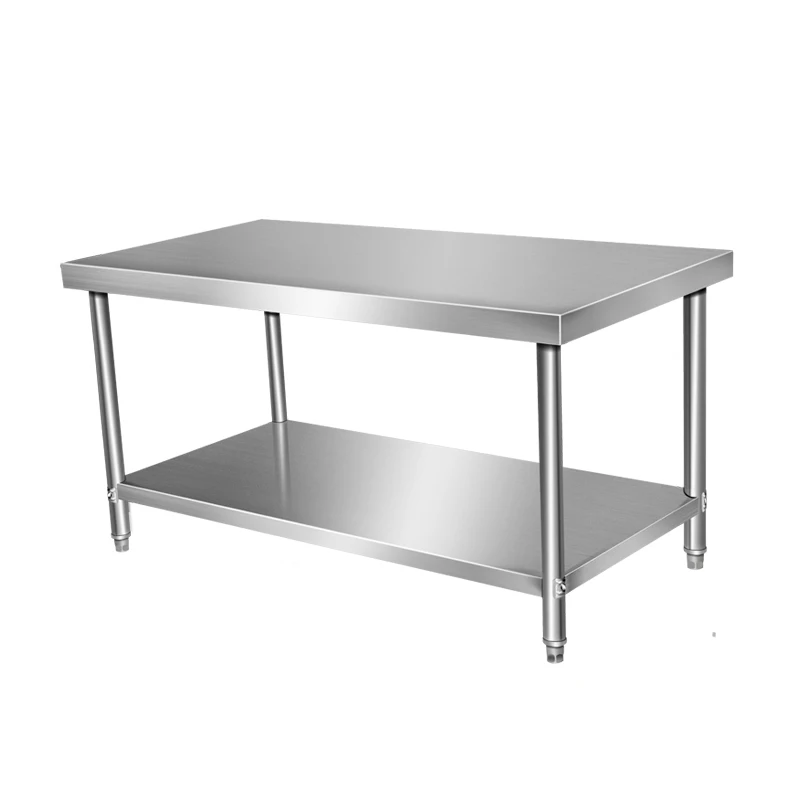 

Commercial 201 Stainless Steel Workbench Workbench Restaurant Custom Kitchen Equipment: