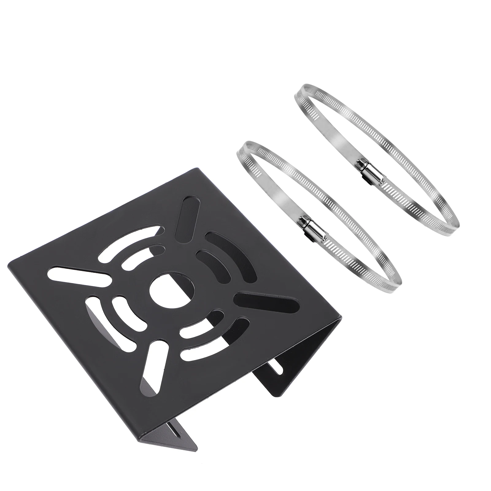 

Universal Security Camera Mount Bracket Multiple Holes Design for Pole Adapter Sturdy Clamp Rotation Lock Camera Mount Pole