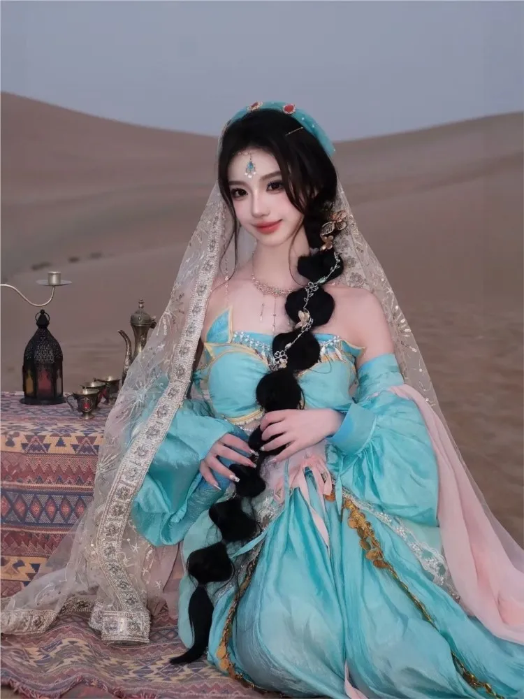 Exotic style Western Regions Goddess Imitation Makeup Hanfu set
