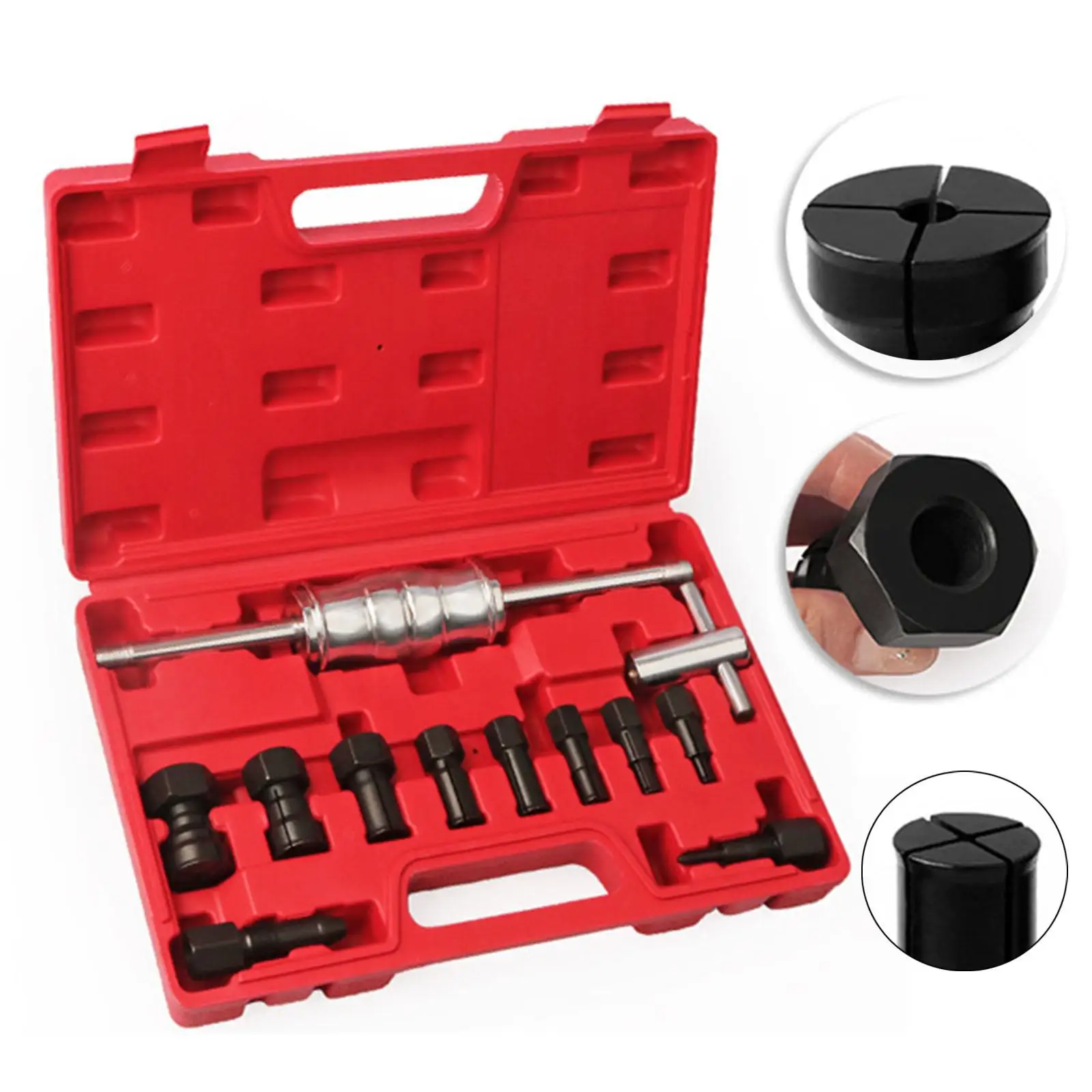 12x Blind Hole Bearing Puller Set Portable Internal Bearing Extractor Puller