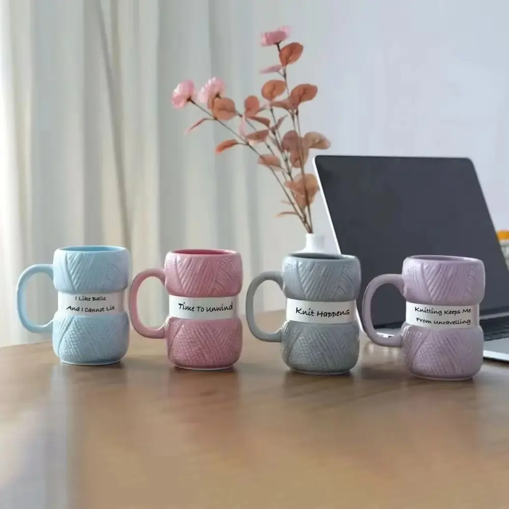 

Hot Knit Style Ceramic Coffee Mug, Coffee Cup, Cute Gift for Families, Tea Cup Gift, Summer and Winter Drinkware, Kitchenware