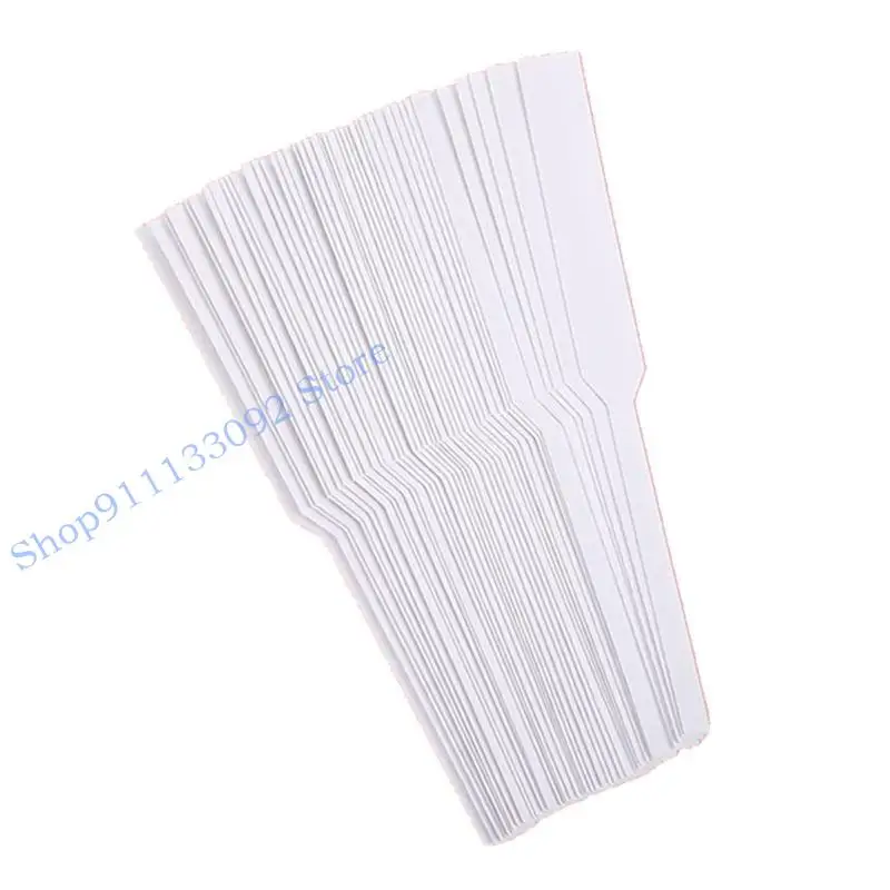 

H9ED Disposable Test Strips 100pcs/set White Blotter Essential Oils Paper for Aromatherapy Testing Fragrance