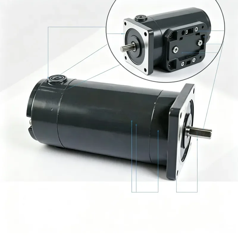 200W High Speed DC Gear Motor for Industrial Automation Equipment Robotic Arm Conveyor Belt Drive System Precision Machinery