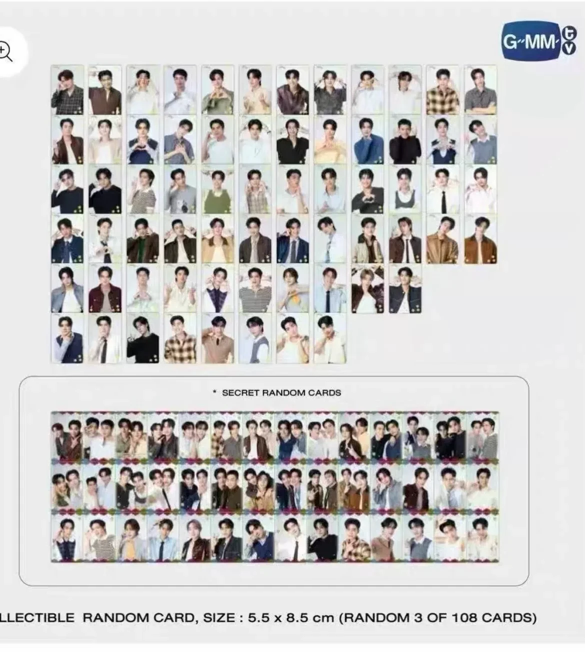 Official Gmmtv Pondphuwin Jimmy Sea Junior Mark Perthsanta Williamest Boys Collectible Random Card
