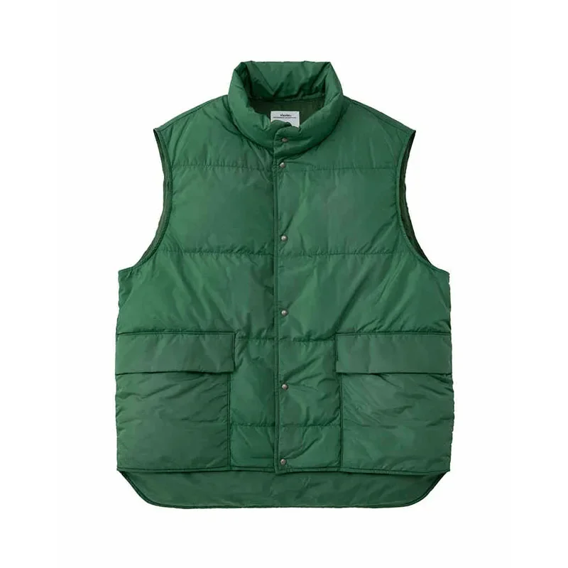 

24SS Cotton Sleeveless Jacket Autumn and Winter Trendy Brand Daily Casual Down Vest Men's Non Visvim