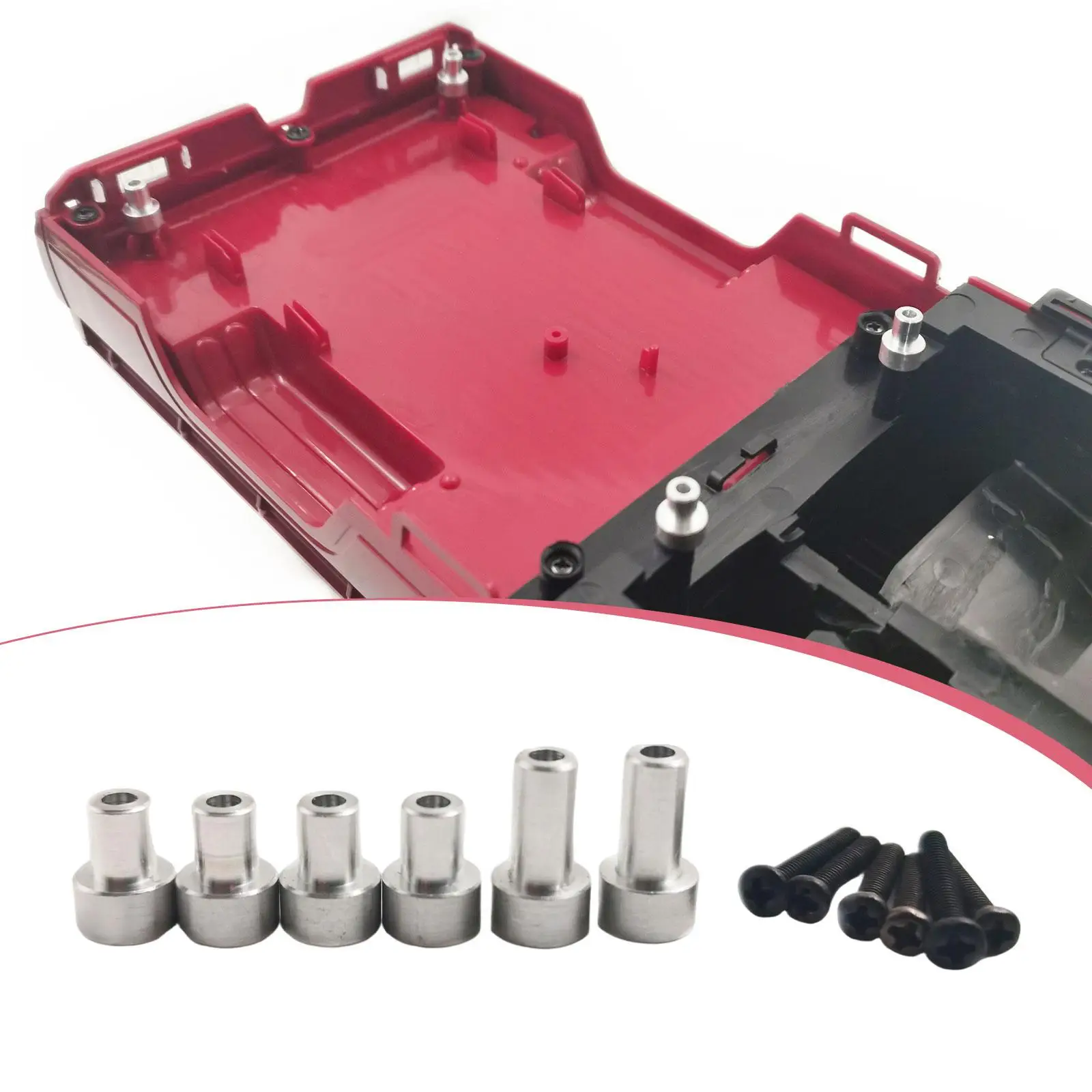 6Pcs 1/12 Scale RC Car Shell Column RC Vehicle Accessories Easy Installation Raising Part Replace Parts Body Bracket for MN82