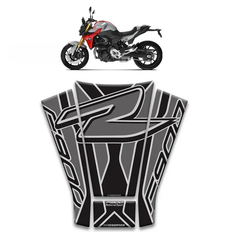 For BMW F900R 2020 Motorcycle Tank Pad Protector 3D Gel Sticker Decal - 4 Moto