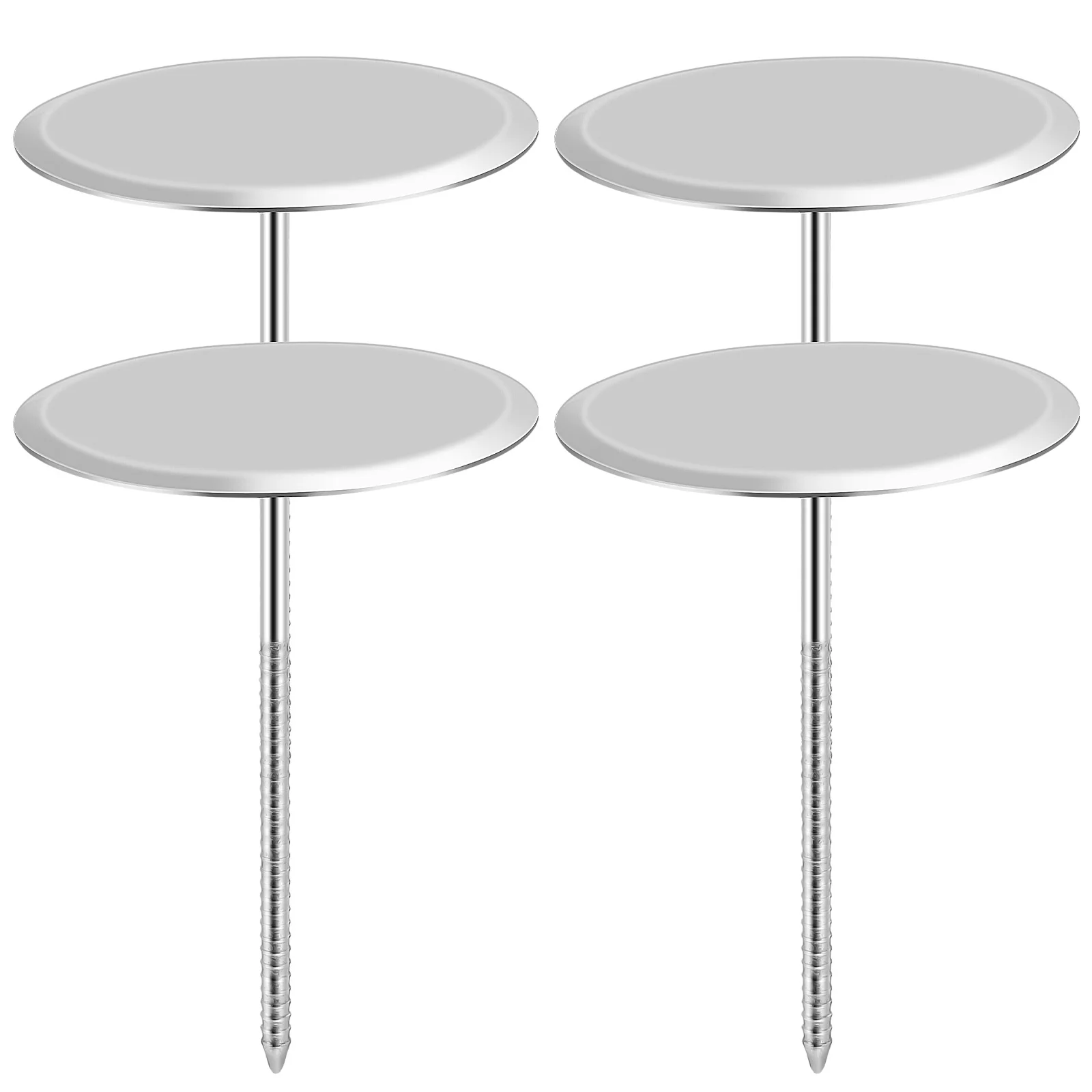 

4 Pcs Cake Flower Decorating Nails Stainless Steel Baking Tools Heating Core Wedding Party DIY Sugar Paste