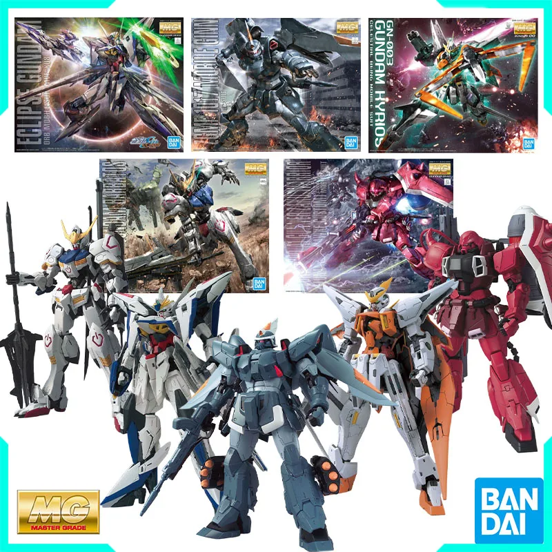 

Bandai Original GUNDAM MG Series GUNDAM KYRIOS/ECLIPSE GUNDAM Anime Action Figure Assembly Model Toys Model Ornaments Gifts