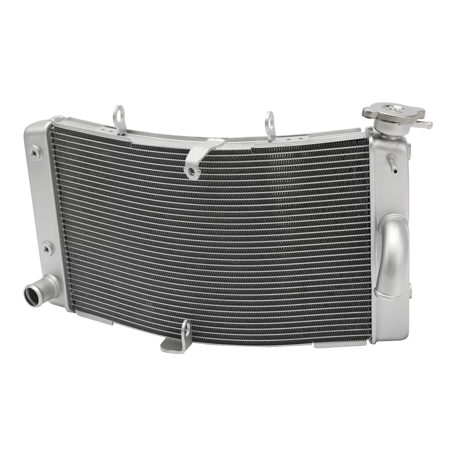 Silver Radiator Cooler Engine Cooling Fits For Kawasaki Ninja ZX-10R ZX-10RR 2021 2022 2023 2024 Motorcycle Accessories