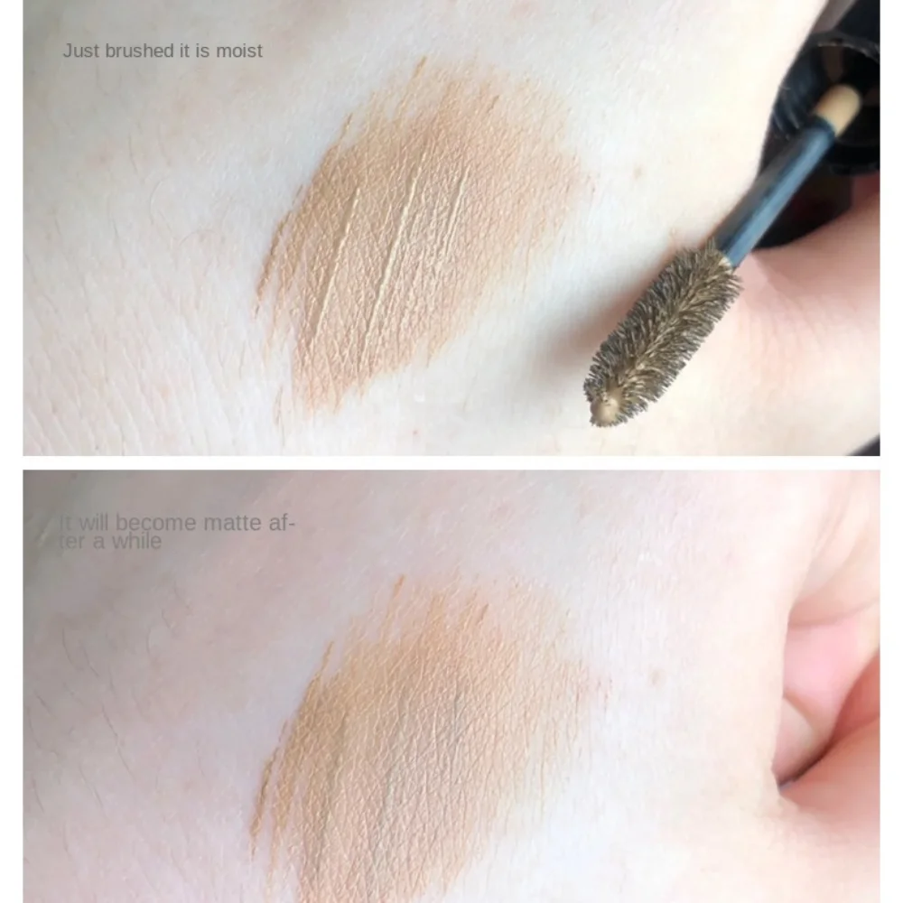 Creme líquido para sobrancelha marrom, à prova d'água, pintura de longa duração, gel de sobrancelha de secagem rápida, alta pigmentação, intensificador de sobrancelha, maquiagem feminina