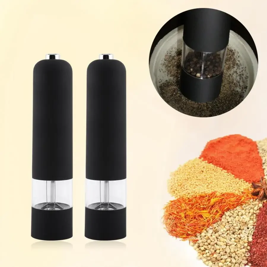 Mini Electric Grinder Salt Pepper Herb Spice Mill Kitchen Tools